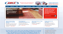 Desktop Screenshot of ablecarpet.com